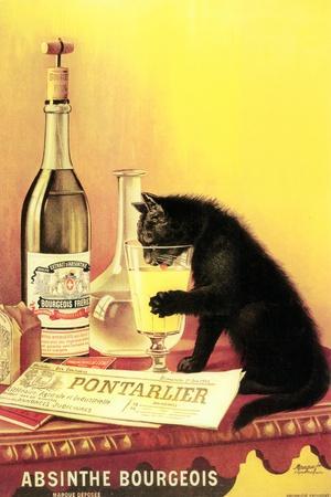 Absinthe Bourgeois - Giclee Print, 12x18