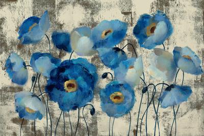Aquamarine Floral - Wall Art Print, 18x12