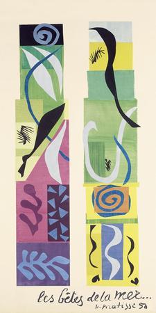 Beasts of the Sea - Wall Art Print, 19x38