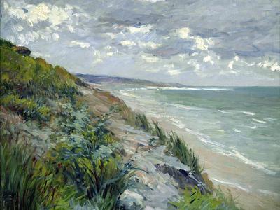 Cliffs by the Sea at Trouville - Giclee Print, 16x12