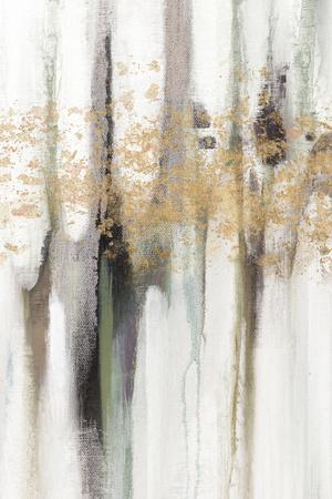 Falling Gold Leaf I - Wall Art Print, 12x18