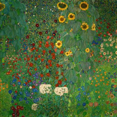Farm Garden with Sunflowers, c.1912 - Wall Art Print, 24x24