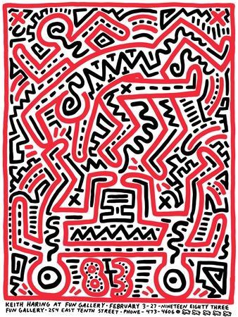 Fun Gallery Exhibition, 1983 - Giclee Print, 12x16