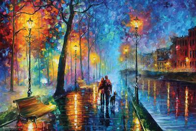 Leonid Afremov- Melody Of The Night - Poster, 36x24