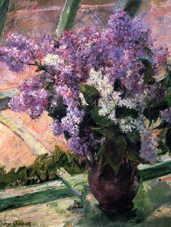 Lilacs in a Window, C1880 - Giclee Print, 12x16
