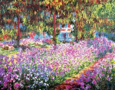 The Artist's Garden at Giverny, c.1900 - Wall Art Print, 14x11