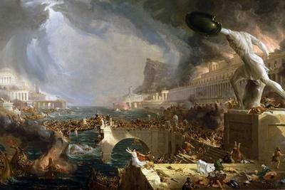The Course of Empire - Destruction - Giclee Print, 18x12