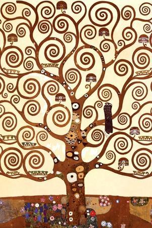 The Tree of Life, Stoclet Frieze, c.1909 (detail) - Poster, 24x36