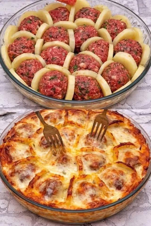 Gratin de Boulettes aux Pommes de Terre: A Comforting French-Style Bake