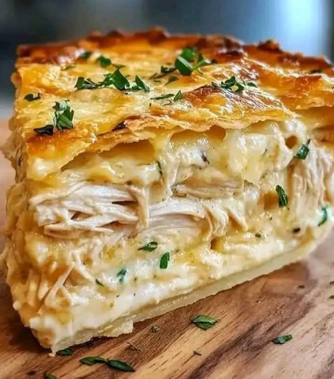 Cheesy Chicken Pie: The Ultimate Comfort Slice