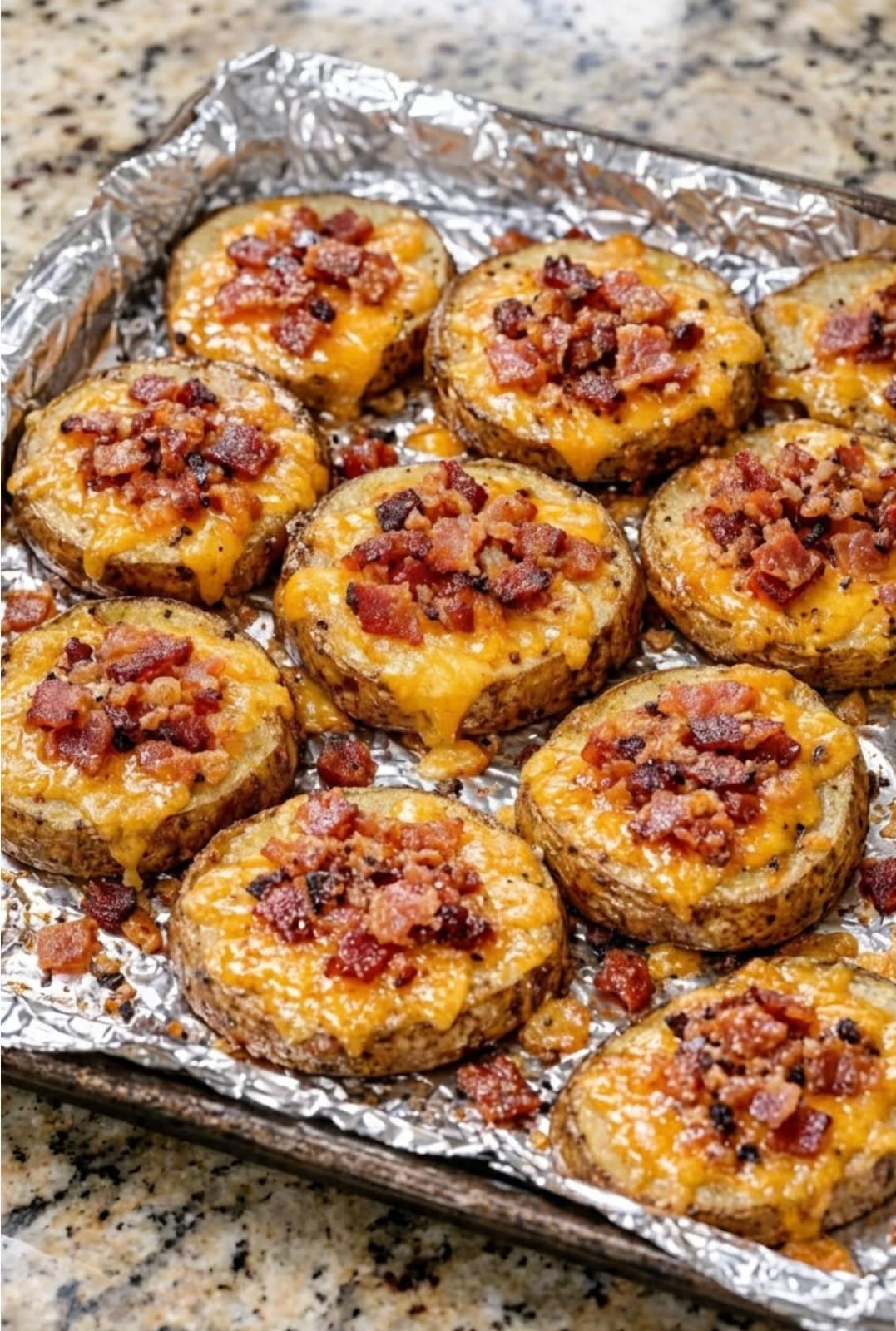Crispy Loaded Potato Rounds