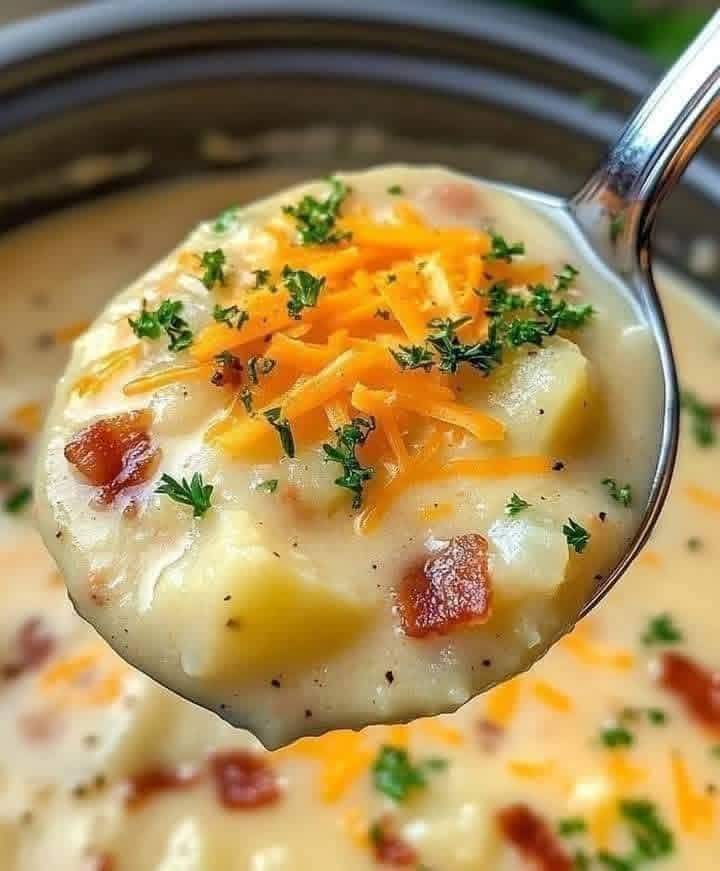 Crockpot Crack Potato Soup