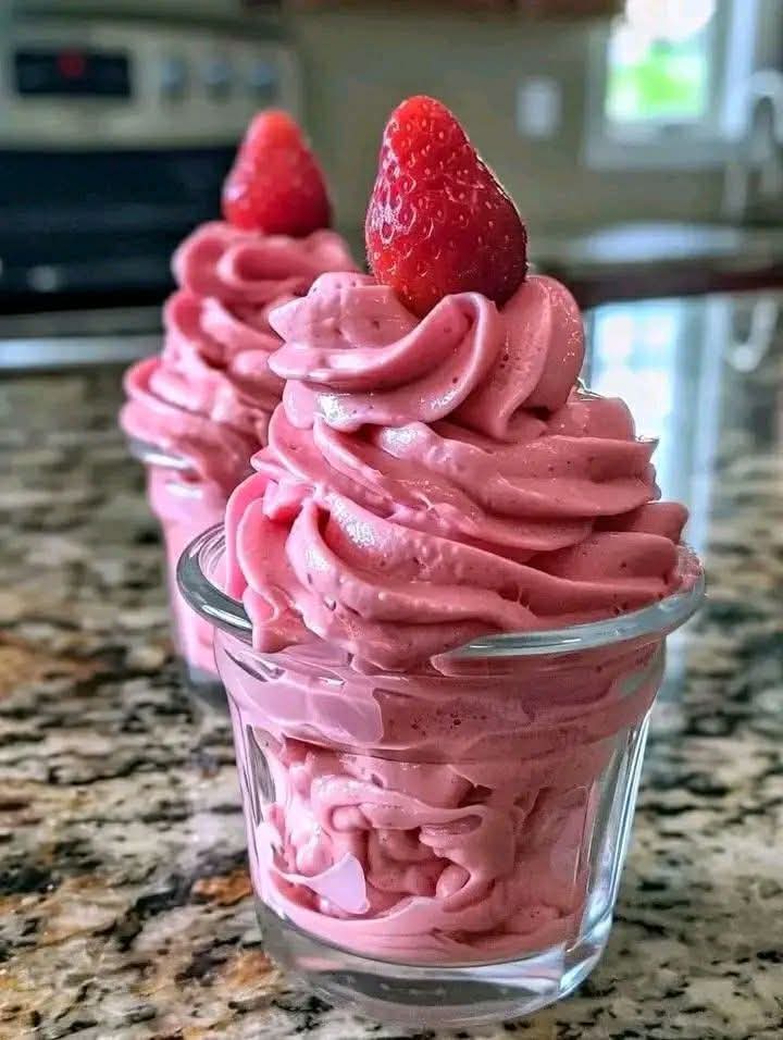 Refreshing Homemade Strawberry Dole Whip