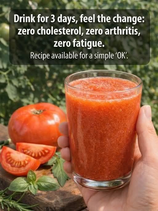 Energizing Fresh Garden Tomato Juice
